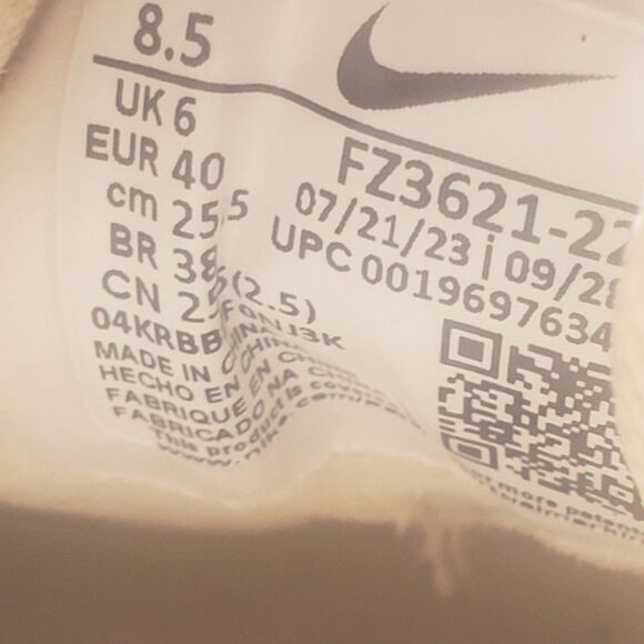 Nike Air Max 1 "Cream & Coffee" - Classic & Stylish Women Size [8.5] 25.5 cm - Picture 11 of 11